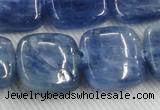 CKC527 15.5 inches 20mm square natural Brazilian kyanite beads