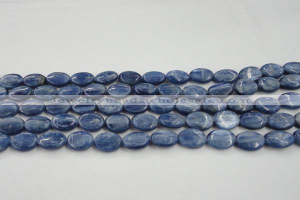 CKC532 15.5 inches 8*10mm oval natural Brazilian kyanite beads