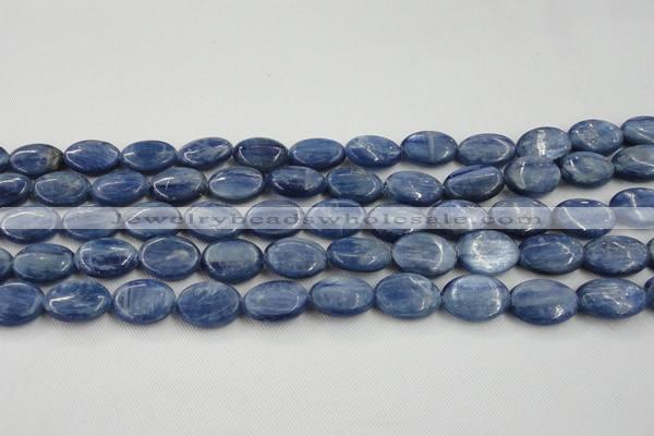 CKC533 15.5 inches 8*15mm oval natural Brazilian kyanite beads