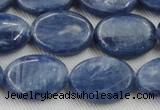 CKC534 15.5 inches 10*14mm oval natural Brazilian kyanite beads