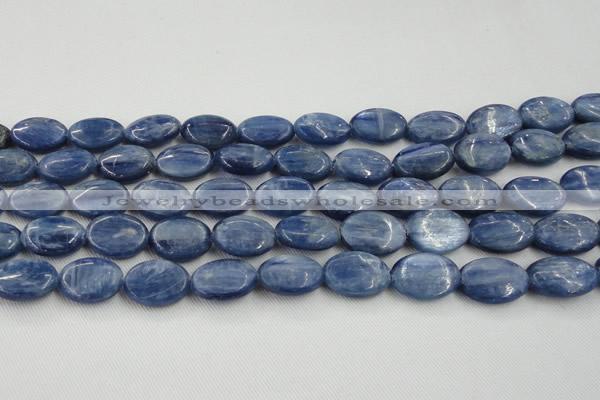 CKC534 15.5 inches 10*14mm oval natural Brazilian kyanite beads