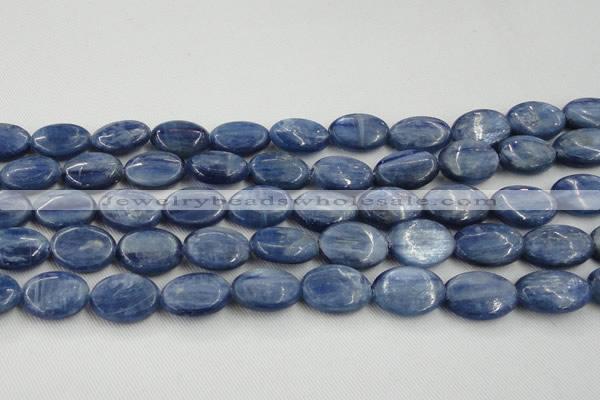 CKC535 15.5 inches 12*16mm oval natural Brazilian kyanite beads