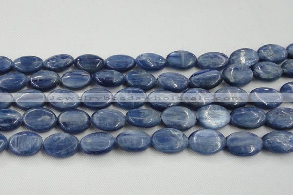 CKC536 15.5 inches 13*18mm oval natural Brazilian kyanite beads