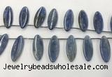 CKC552 Top drilled 10*25mm marquise natural kyanite beads