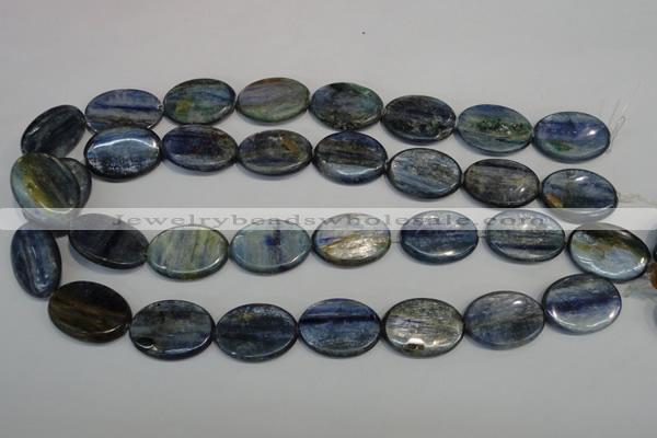 CKC56 15.5 inches 18*25mm oval natural kyanite beads wholesale