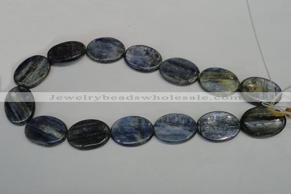 CKC57 15.5 inches 22*30mm oval natural kyanite beads wholesale