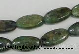 CKC58 15.5 inches 8*14mm oval natural green kyanite beads wholesale