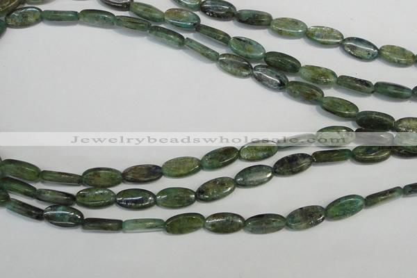 CKC58 15.5 inches 8*14mm oval natural green kyanite beads wholesale