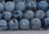 CKC704 15.5 inches 12mm faceted round imitation blue kyanite beads