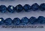 CKC711 15.5 inches 6mm faceted nuggets imitation kyanite beads