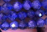 CKC732 15.5 inches 6mm faceted round kyanite gemstone beads