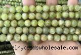 CKC767 15.5 inches 8mm round natural green kyanite beads