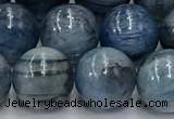 CKC772 15.5 inches 10mm round blue kyanite beads wholesale