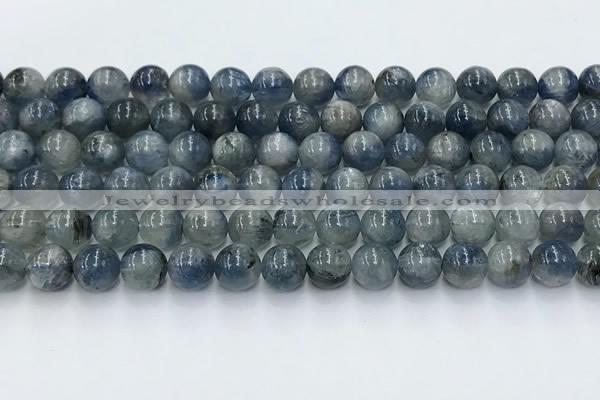 CKC775 15.5 inches 8mm round blue kyanite beads wholesale