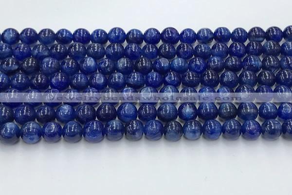 CKC778 15.5 inches 6mm round blue kyanite beads wholesale