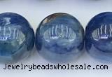 CKC803 15 inches 12mm round blue kyanite beads