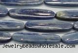 CKC94 15.5 inches 10*35mm oval natural kyanite gemstone beads