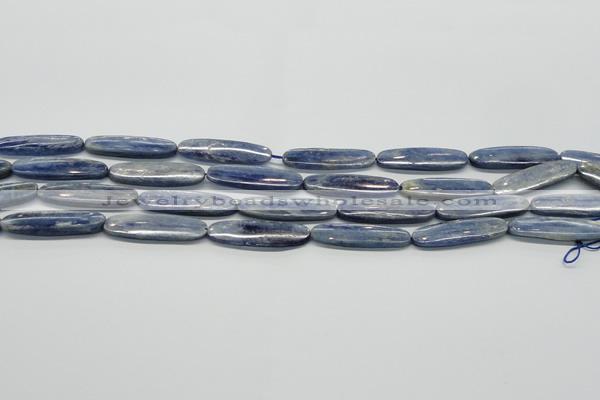 CKC94 15.5 inches 10*35mm oval natural kyanite gemstone beads