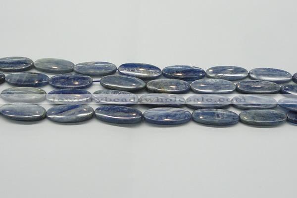 CKC95 15.5 inches 13*30mm oval natural kyanite gemstone beads