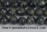 CKJ311 15.5 inches 6mm faceted round kambaba jasper beads