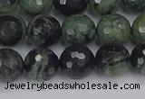 CKJ312 15.5 inches 8mm faceted round kambaba jasper beads