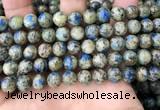 CKJ415 15.5 inches 8mm round k2 jasper beads wholesale