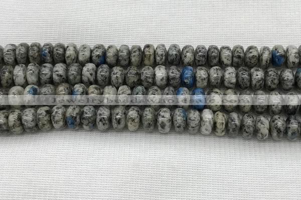 CKJ437 15.5 inches 5*8mm - 5*9mm rondelle natural k2 jasper beads