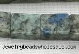 CKJ443 15.5 inches 8*10mm - 10*12mm rectangle natural k2 jasper beads