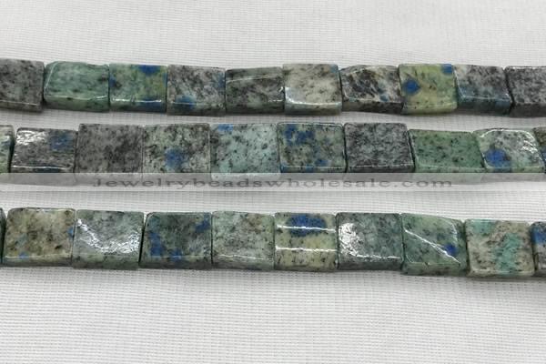 CKJ445 15.5 inches 12*15mm - 14*17mm rectangle natural k2 jasper beads