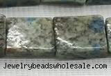 CKJ448 15.5 inches 11*12mm - 13*17mm rectangle natural k2 jasper beads