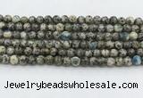 CKJ458 15.5 inches 6mm round natural k2 jasper beads wholesale