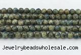 CKJ471 15.5 inches 8mm round natural k2 jasper beads wholesale