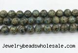 CKJ478 15.5 inches 14mm round natural k2 jasper beads wholesale