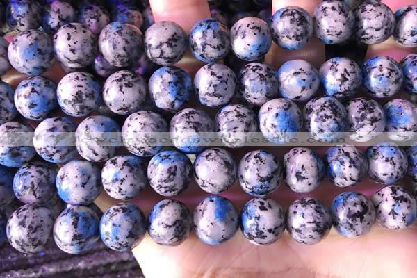 CKJ704 15.5 inches 12mm round imitation k2 jasper beads wholesale