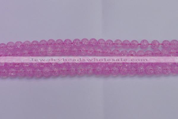 CKQ303 15.5 inches 10mm round dyed crackle quartz beads wholesale