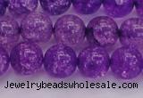 CKQ311 15.5 inches 12mm round dyed crackle quartz beads wholesale