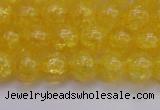 CKQ324 15.5 inches 10mm round dyed crackle quartz beads wholesale