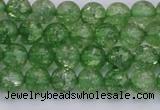 CKQ336 15.5 inches 6mm round dyed crackle quartz beads wholesale