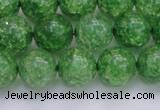 CKQ340 15.5 inches 14mm round dyed crackle quartz beads wholesale