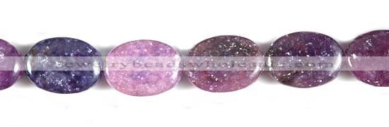 CKU02 15 inches 10*14mm oval purple kunzite beads Wholesale