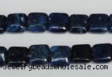 CKU116 15.5 inches 10*10mm square dyed kunzite beads wholesale