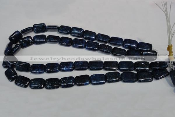 CKU125 15.5 inches 13*18mm rectangle dyed kunzite beads wholesale