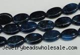 CKU130 15.5 inches 8*12mm oval dyed kunzite beads wholesale