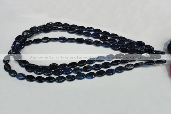 CKU130 15.5 inches 8*12mm oval dyed kunzite beads wholesale