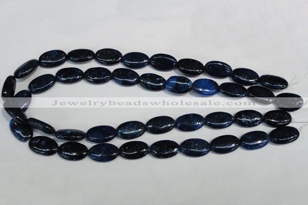 CKU132 15.5 inches 12*20mm oval dyed kunzite beads wholesale