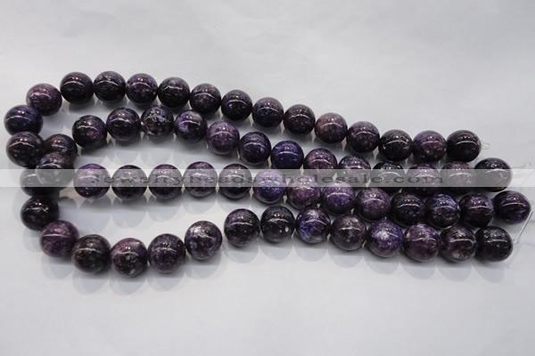 CKU30 15.5 inches 14mm round purple kunzite beads wholesale