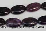 CKU40 15.5 inches 12*20mm oval purple kunzite beads wholesale