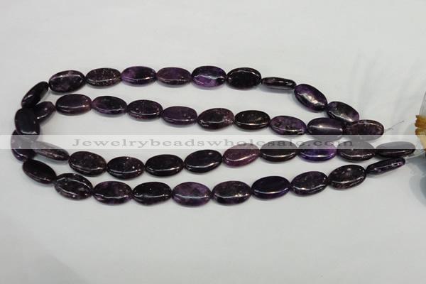 CKU40 15.5 inches 12*20mm oval purple kunzite beads wholesale