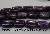 CKU44 15.5 inches 8*12mm rectangle purple kunzite beads wholesale