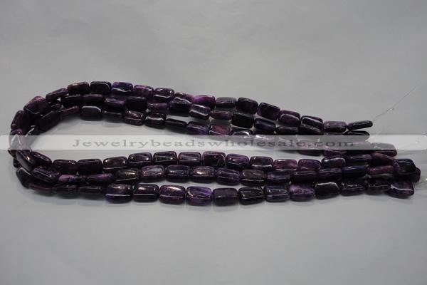 CKU44 15.5 inches 8*12mm rectangle purple kunzite beads wholesale